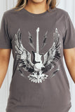 mineB Full Size Eagle Graphic Tee Shirt- ONLINE ONLY 2-10 DAY SHIPPING