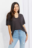 Zenana Full Size Spring It On Keyhole Jacquard Sweater in Gray - ONLINE ONLY 2-10 DAY SHIPPING