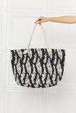 Justin Taylor Don't Leaf Me Tote Bag- ONLINE ONLY- 2-7 DAY SHIPPING
