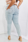 Judy Blue Tiana Full Size High Waisted Distressed Skinny Jeans - ONLINE ONLY 2-10 DAY SHIPPING