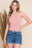ASSORTED COLOR SMOCKED FABRIC CROP TOP- In Store