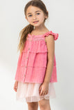 ODDI Girls Buttoned Ruffled Top- ONLINE ONLY 2-10 DAY SHIPPING