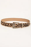 Leopard PU Leather Belt - ONLINE ONLY