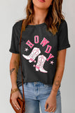 HOWDY Cowboy Boots Graphic Tee- ONLINE ONLY 2-10 DAY SHIPPING