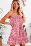 Ditsy Floral Strapless Mini Dress - ONLINE ONLY