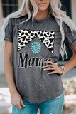 MAMA Graphic Cuffed Sleeve Round Neck Tee- ONLINE ONLY 2-10 DAY SHIPPING