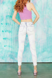 Mid Rise Acid Wash Ankle Skinny - In Store