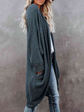 Open Front Long Sleeve Cardigan - ONLINE ONLY