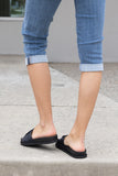 Weeboo Crystal Skies Rhinestone Buckle Slide Sandals- ONLINE ONLY 2-7 DAY SHIPPING