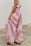HEYSON Full Size Wide Leg Striped Palazzo Pants- ONLINE ONLY 2-10 DAY SHIPPING