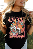 WILD WEST COWBOYS Graphic Tee Shirt- ONLINE ONLY 2-10 DAY SHIPPING