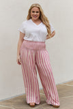 HEYSON Full Size Wide Leg Striped Palazzo Pants- ONLINE ONLY 2-10 DAY SHIPPING