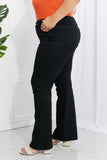 Zenana Clementine Full Size High-Rise Bootcut Pants in Black- ONLINE ONLY 2-10 DAY SHIPPING