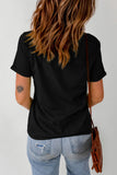 Graphic Round Neck Tee Shirt- ONLINE ONLY 2-10 DAY SHIPPING