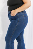 Judy Blue Ava Full Size Cool Denim Tummy Control Flare- ONLINE ONLY 2-10 DAY SHIPPING