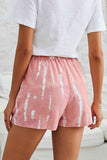 Tie-Dye Drawstring Waist Shorts with Pockets - ONLINE ONLY