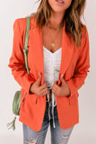 One-Button Padded-Shoulder Blazer- ONLINE ONLY 2-10 DAY SHIPPING