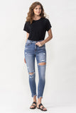 Lovervet Juliana Full Size High Rise Distressed Skinny Jeans- ONLINE ONLY 2-10 DAY SHIPPING