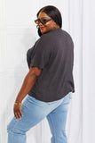 Zenana Full Size Spring It On Keyhole Jacquard Sweater in Gray - ONLINE ONLY 2-10 DAY SHIPPING