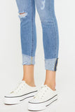 Kancan Distressed Cat's Whiskers Button Fly Jeans - ONLINE ONLY