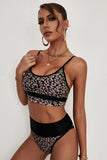 Leopard Adjustable Strap Two-Piece Swimsuit- ONLINE ONLY 2-10 DAY SHIPPING