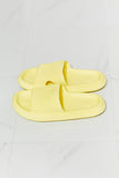 MMShoes Arms Around Me Open Toe Slide in Yellow- ONLINE ONLY 2-10 DAY SHIPPING