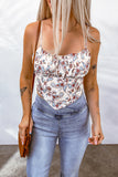 Paisley Print Tie-Back Pointed Hem Cami- ONLINE ONLY- 2-7 DAY SHIPPING