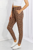Leggings Depot Full Size Spotted Downtown Leopard Print Joggers- ONLINE ONLY 2-10 DAY SHIPPING