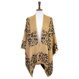 Assorted Fuzzy Animal Print Ruana - In Store