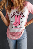 Cowboy Boots Graphic Short Sleeve Tee- ONLINE ONLY- 2-7 DAY SHIPPING