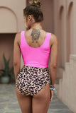 Half Snap Square Neck Tankini Set- ONLINE ONLY 2-10 DAY SHIPPING