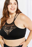Zenana Romantic Night Full Size Lace Cutout Bralette- ONLINE ONLY 2-10 DAY SHIPPING