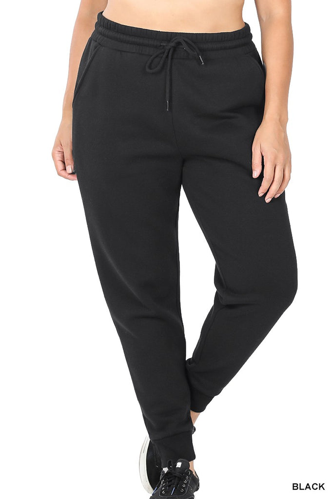 Plus Jogger Sweats w/ Pockets – Day Dreamers Boutique