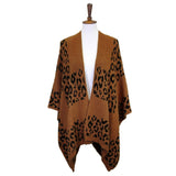 Assorted Fuzzy Animal Print Ruana - In Store