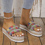 Open Toe Platform Sandals - ONLINE ONLY