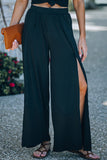 Split Wide Leg Pants- ONLINE ONLY 2-10 DAY SHIPPING