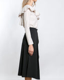 One shoulder flounce long sleeve top - In Store