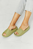 NOOK JOI In My Comfort Zone Slides in Green - ONLINE ONLY 2-10 DAY SHIPPING