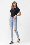 Lovervet Full Size Lauren Distressed High Rise Skinny Jeans - ONLINE ONLY