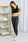 Leggings Depot Full Size Wide Waistband Cropped Joggers- ONLINE ONLY 2-10 DAY SHIPPING