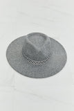 Fame In Her Mood Fedora Hat- ONLINE ONLY- 2-7 DAY SHIPPING