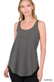 Assorted Sleeveless Round Neck / Hem Tank - In Store