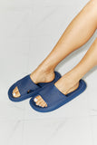 MMShoes Arms Around Me Open Toe Slide in Navy- ONLINE ONLY 2-10 DAY SHIPPING
