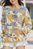GeeGee All An Illusion Full Size Brushed Camo Print Pullover Top - ONLINE ONLY 2-10 DAY SHIPPING