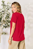 Basic Bae Full Size Round Neck Short Sleeve T-Shirt - ONLINE ONLY