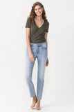 Lovervet Full Size Andrea Midrise Crop Straight Jeans- ONLINE ONLY 2-10 DAY SHIPPING