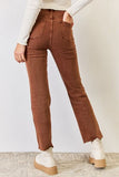 RISEN Full Size High Rise Tummy Control Straight Jeans - ONLINE ONLY
