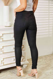Kancan Full Size High Rise Black Coated Ankle Skinny Jeans - ONLINE ONLY