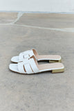 Weeboo Walk It Out Slide Sandals in Icy White- ONLINE ONLY 2-10 DAY SHIPPING