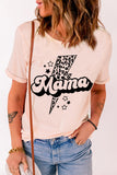 MAMA Lightning Graphic Round Neck Tee- ONLINE ONLY 2-10 DAY SHIPPING
